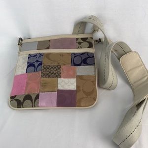 Coach Crossbody Handbag Womens Multicolor